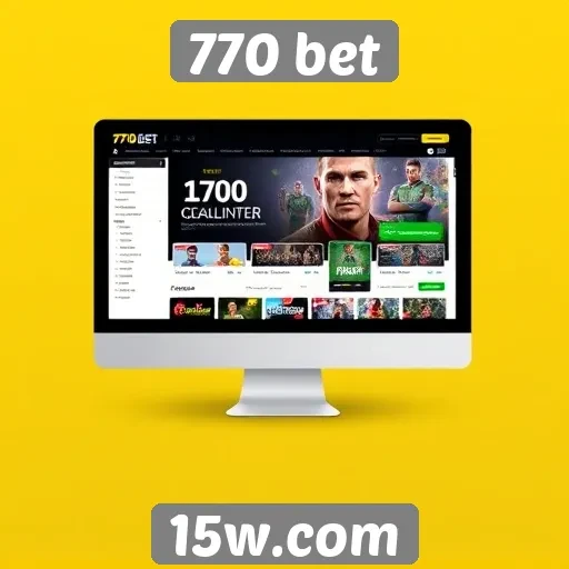 Interface e usabilidade do 770 bet